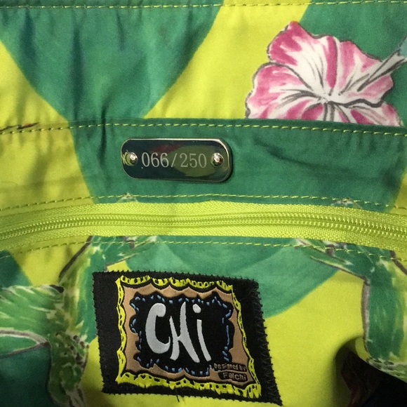 Chi by Carlos Falchi Leather Bag - Picture 3 of 8